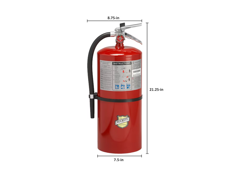 ABC Rechargeable Fire Extinguisher