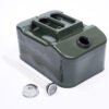 10L (2.6 gallon) Jerry Can | Portable Oil Drum with Square Aluminum Cover 6 Jerry Can with Aluminum Cover